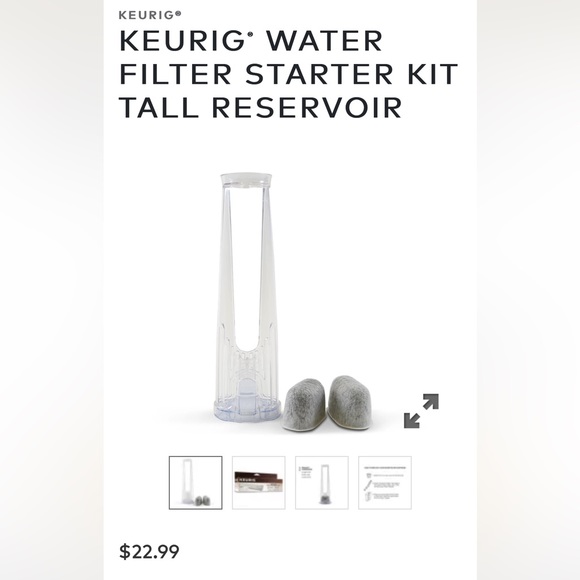 Keurig K-Supreme Plus replacement parts:water reservoir,water filter & drip tray - Picture 5 of 6